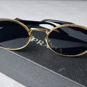 Prada Style Luxury Round Sunglasses