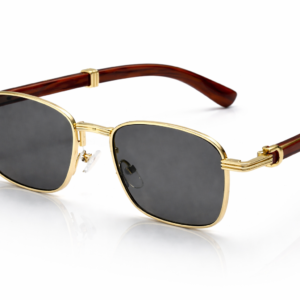Cartier Gold Square Sunglasses | Luxury Designer Eyewear