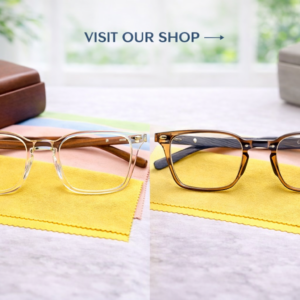 Stylish Square Transparent Glasses