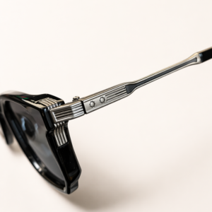 Dita Style Unisex Sunglasses silver temple side view