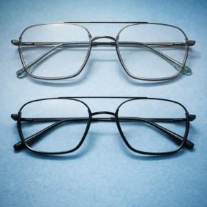 Brownhood Premium Metal Frame Eyeglasses